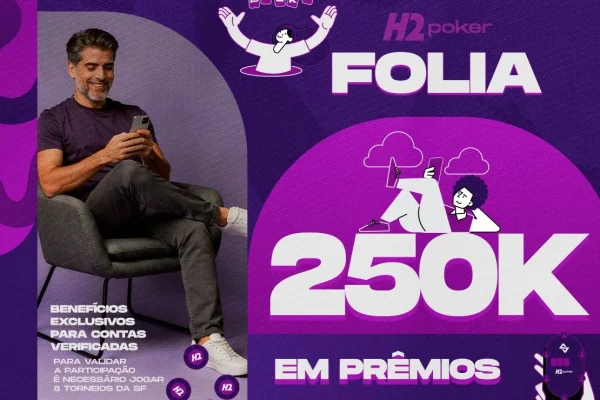 Suprema Folia agita fevereiro e valoriza contas verificadas no H2poker; confira