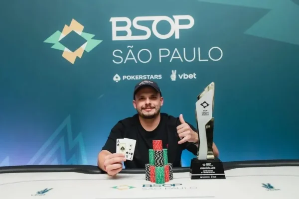 André Silveira побеждает Caio Hey и выигрывает 1-Day High Roller PKO BSOP São Paulo