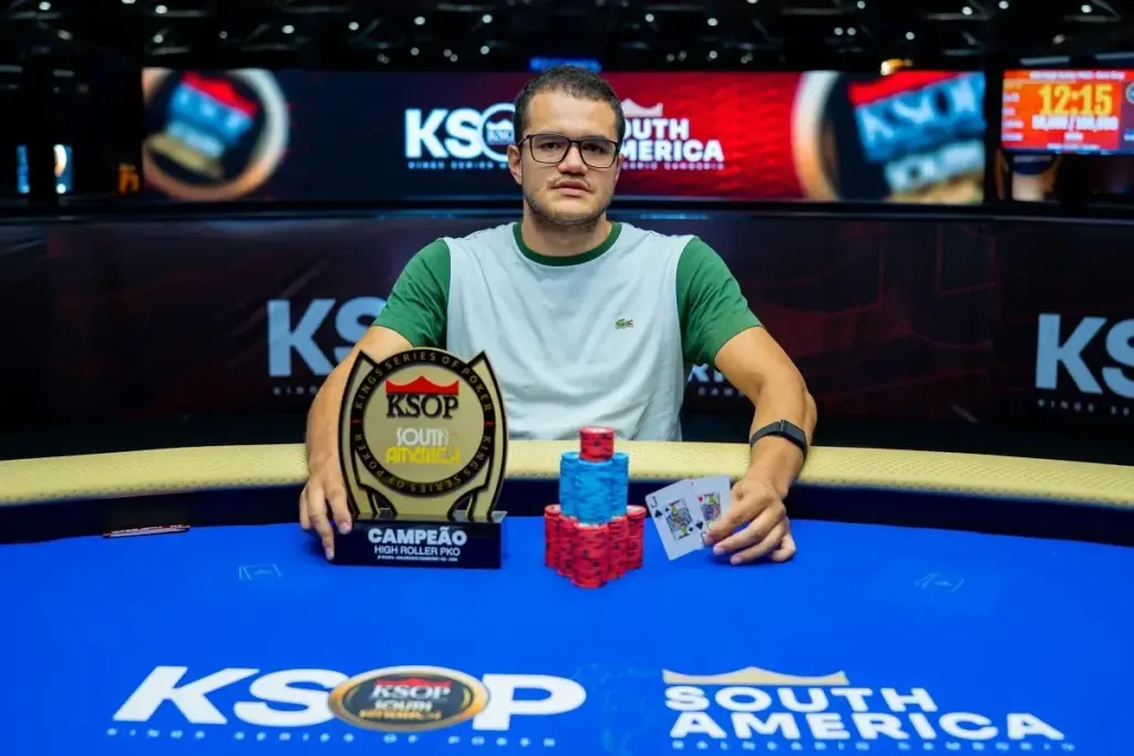 Gabriel Tavares побеждает в Ultra High Roller, самом дорогом турнире KSOP South America