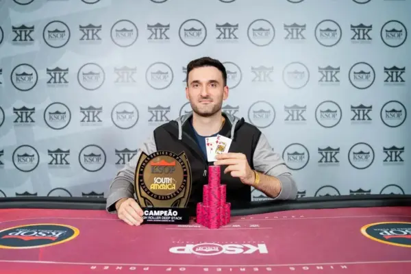 Марин Гечев препятствует би от Кайо Озава и выигрывает 10K HR Deep Stack на KSOP SA