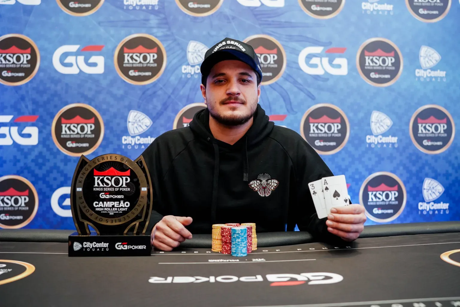 Бруно Зейзер завоевывает титул High Roller Light на KSOP Iguazú и получает R$ 42 тыс.