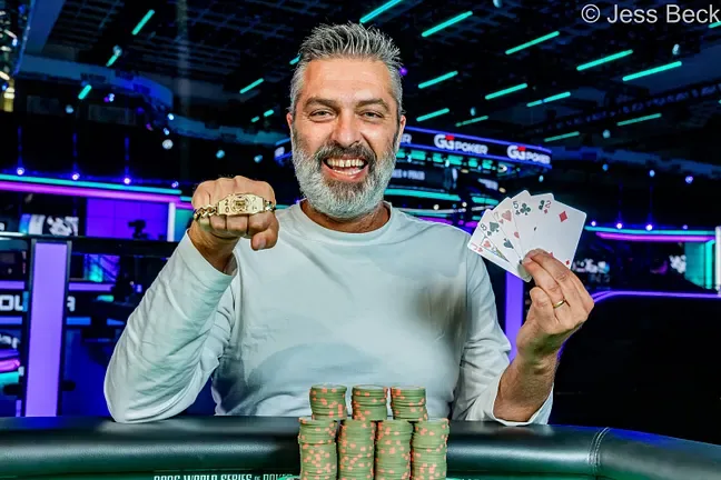 Серхио Бенсо завоевывает первый браслет WSOP в новом турнире серии