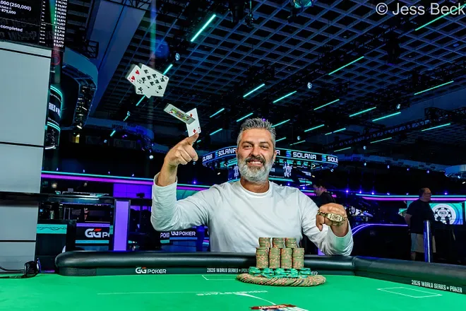 Серхио Бенсо завоевывает первый браслет WSOP в новом турнире серии