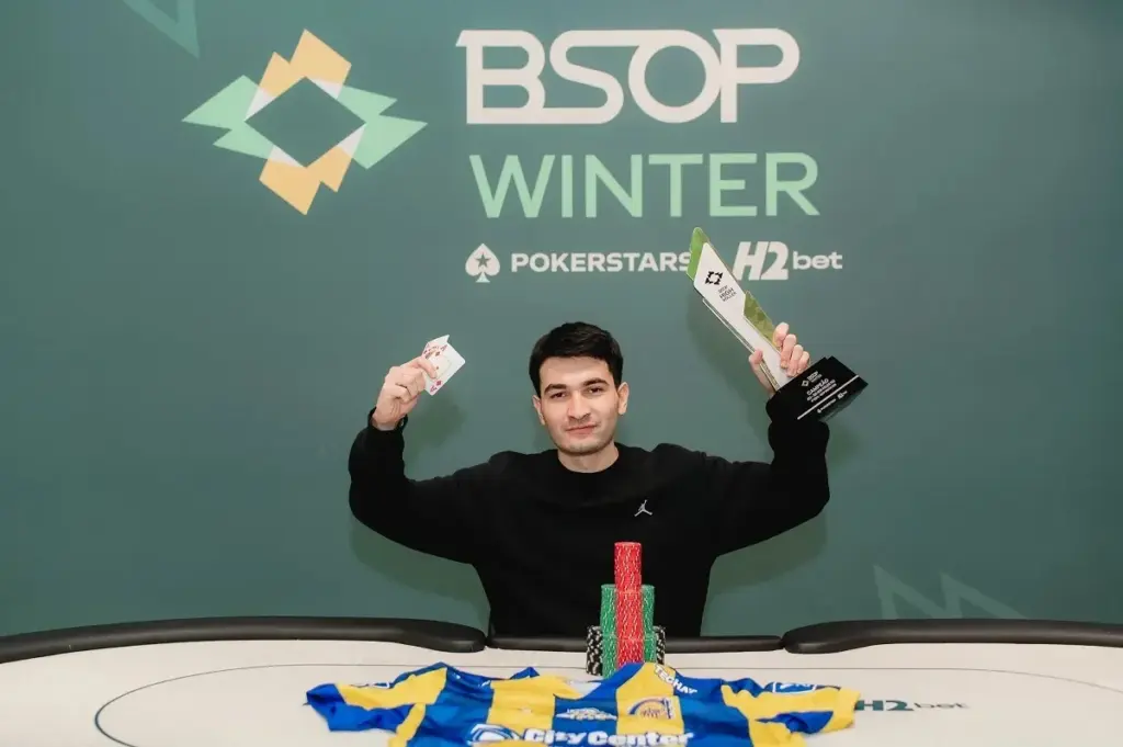 Iago Botelho выигрывает 1 миллион реалов с титулом SHR на BSOP Winter