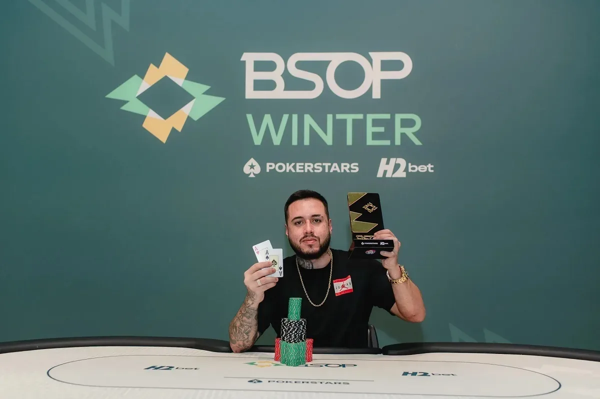 Vinícius Thomaziello выигрывает 6K 1-Day Deepstack PKO на BSOP Winter