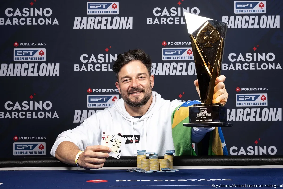 Fabiano Kovalski выигрывает High Roller и становится двукратным чемпионом EPT Barcelona 2026