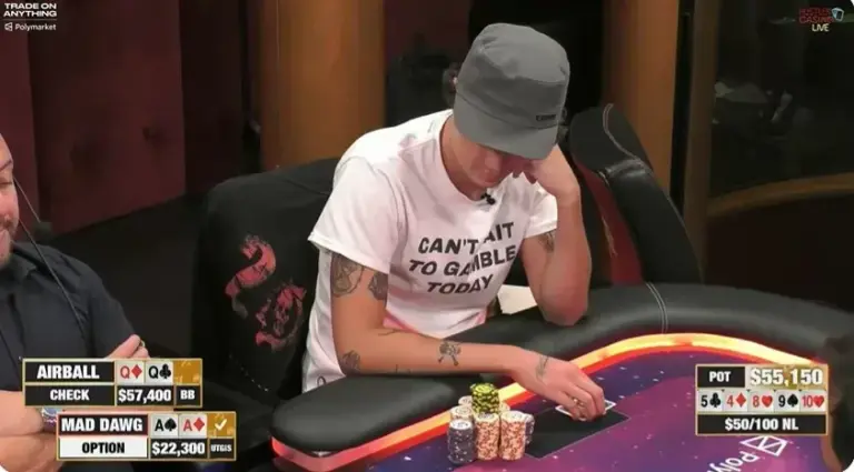 Nik Airball находит кулер и теряет банку на 100 тысяч долларов в Hustler Casino Live