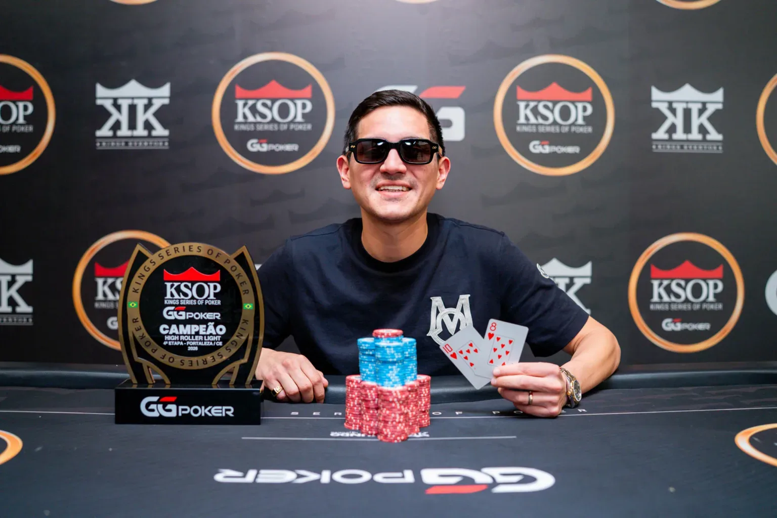 Лусиано Кабрал получает титул High Roller Light One Day на KSOP Fortaleza