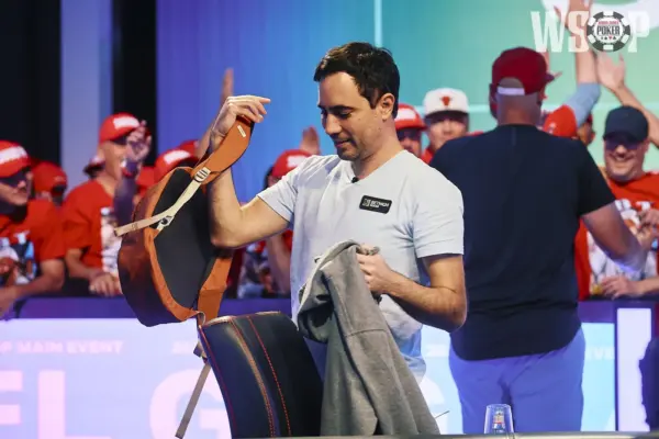 Michael Gagliano благодарит за поддержку после финального стола Главного события WSOP 2026