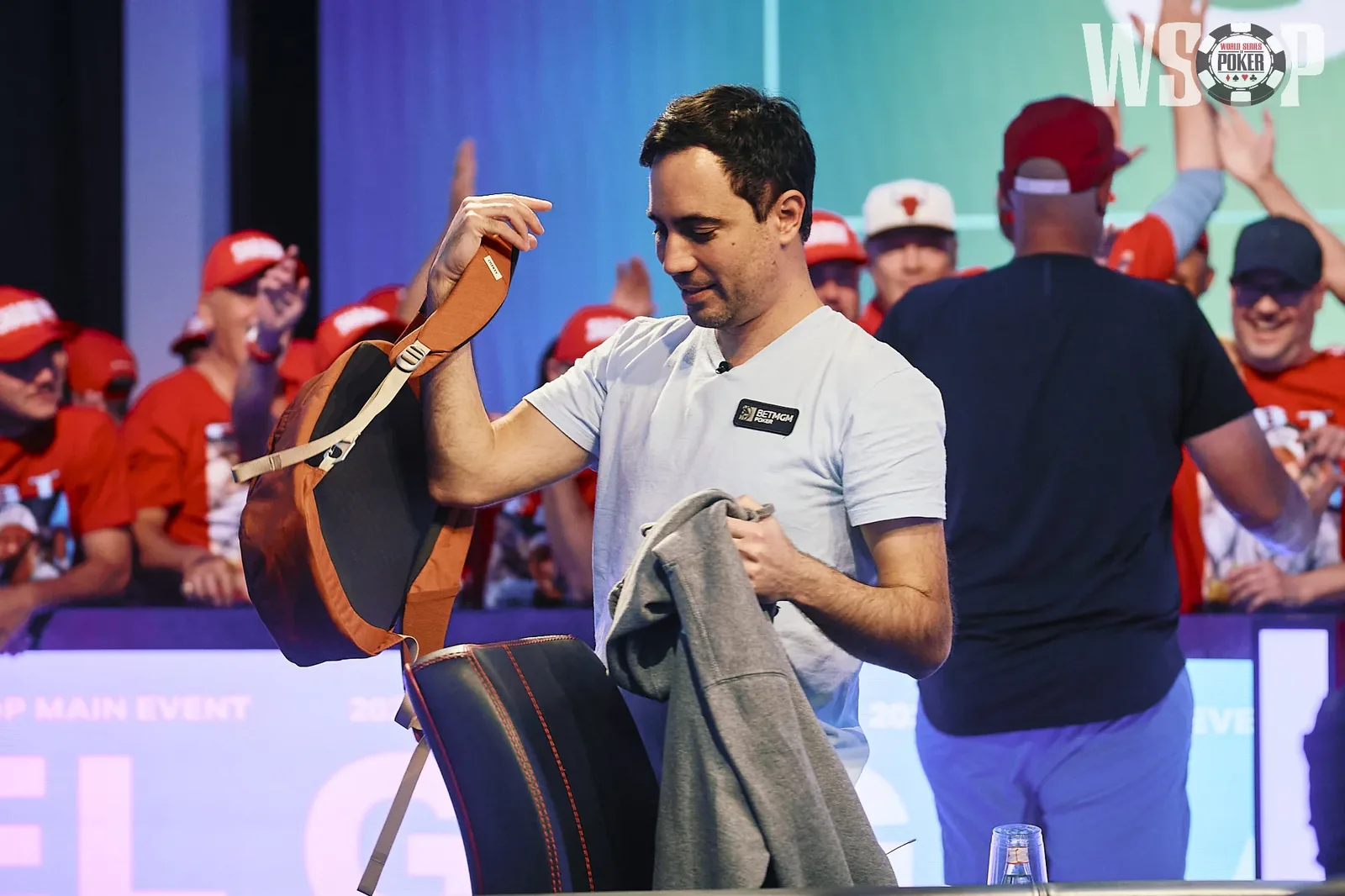 Michael Gagliano благодарит за поддержку после финального стола Главного события WSOP 2026