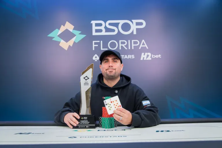 Хуан Бараттини побеждает в 1-Day High Roller PKO и выигрывает R$ 114 тыс. на BSOP Флорипа