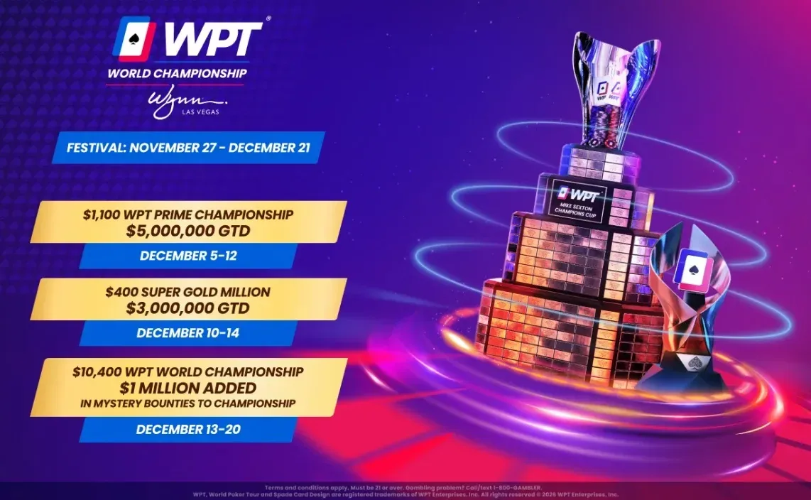 Новый турнир и Mystery Bounty в Main Event: WPT World Championship объявляет новшества