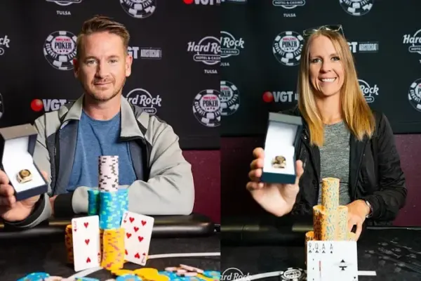 Casal Bunch делает историю на WSOP Circuit Tulsa с четырьмя завоеванными кольцами