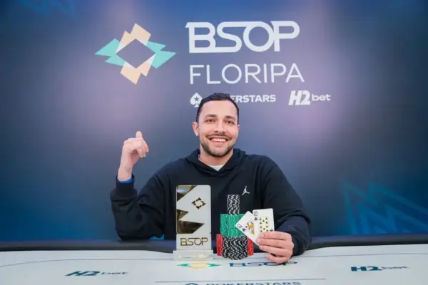 Matheus Bravim — главный чемпион предпоследнего дня BSOP Floripa
