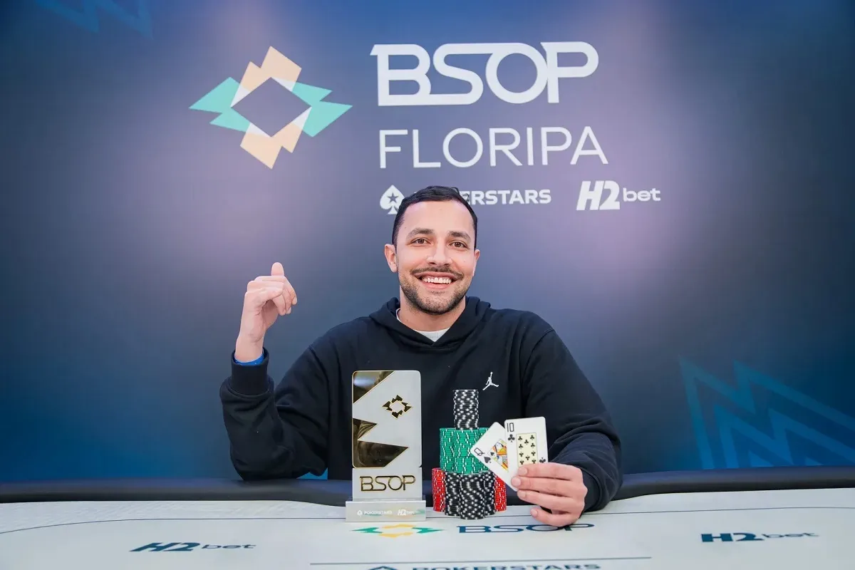Matheus Bravim — главный чемпион предпоследнего дня BSOP Floripa